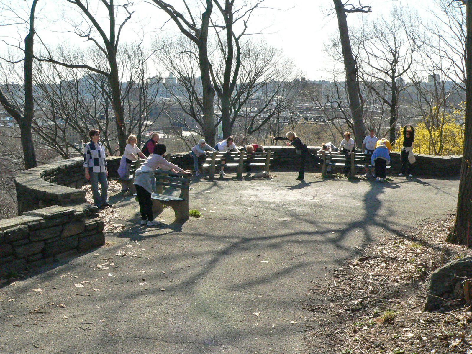 Bulb-outs allow for civilized sharing of space.