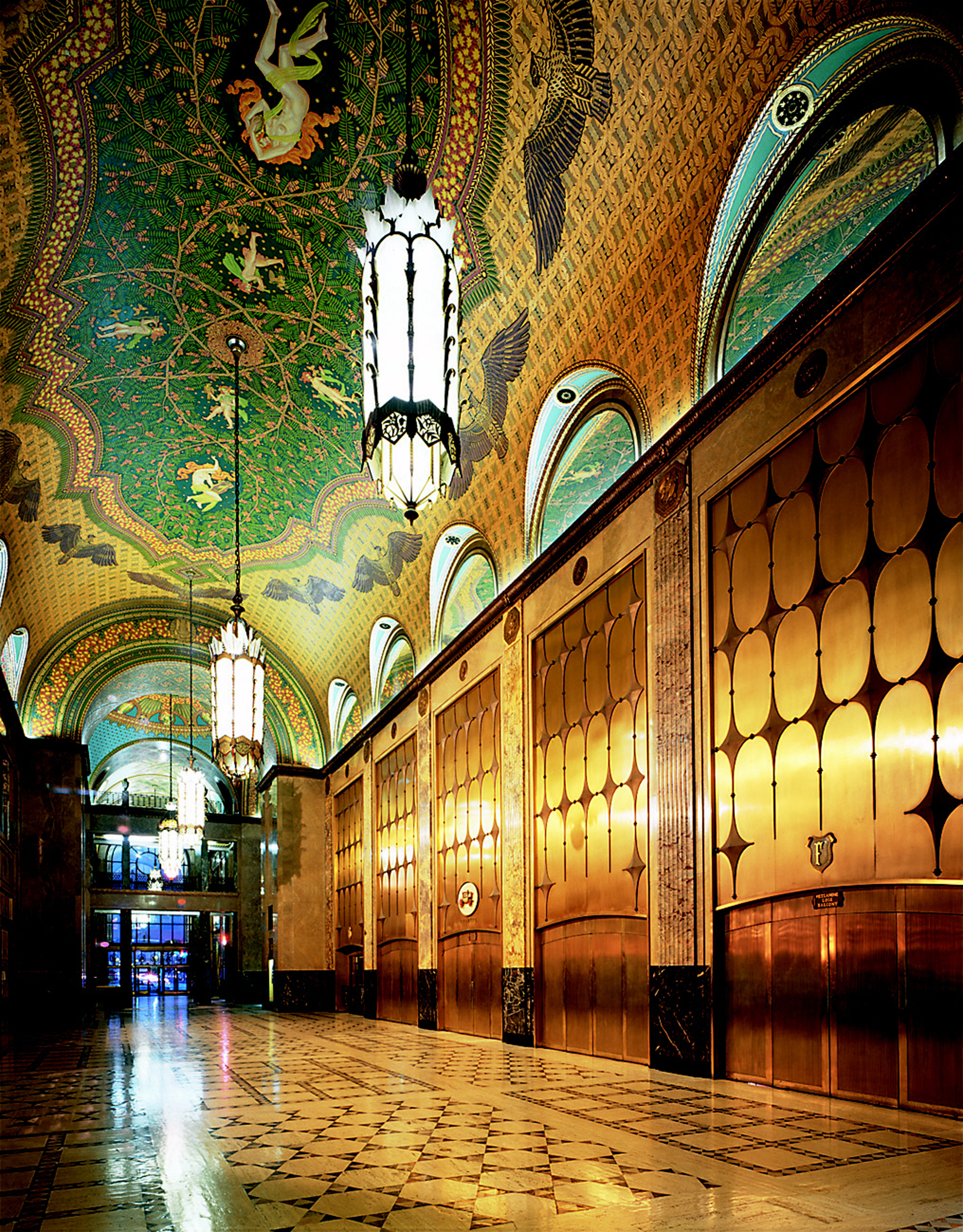 Fisher Building Lobby